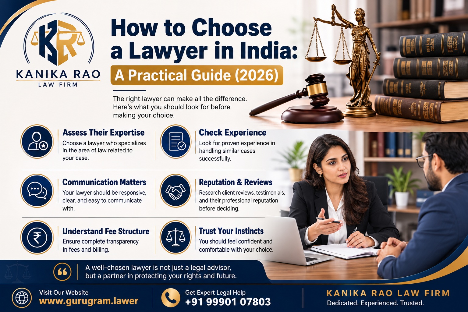 How to Choose a Lawyer in India - A Practical Guide (2026)