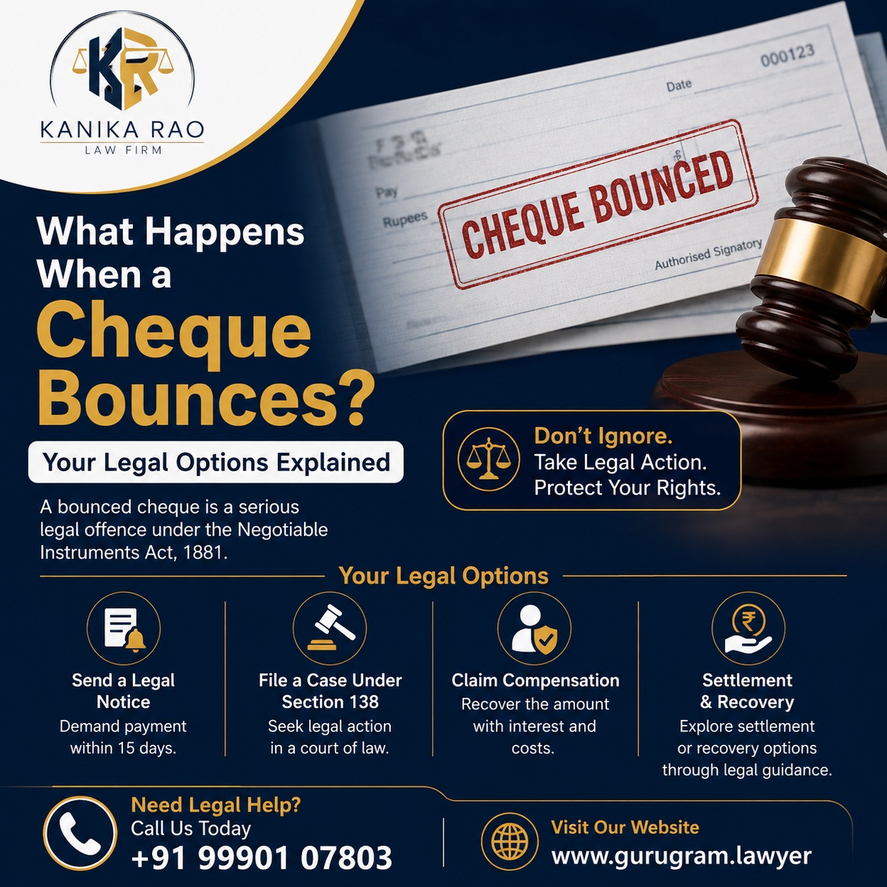 What Happens When a Cheque Bounces - Your Legal Options Explained
